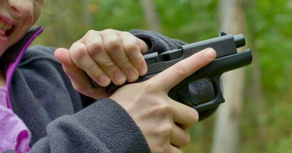 Locking back the slide