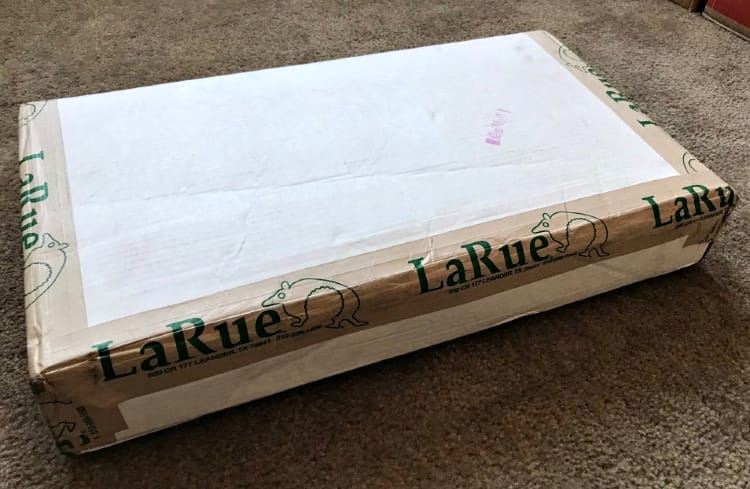 The inconspicuous packaging of a LaRue Ultimate Upper Kit.