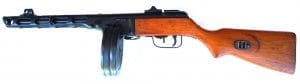 Soviet PPSH-41 Submachine Gun WWII 71-round drum magazine