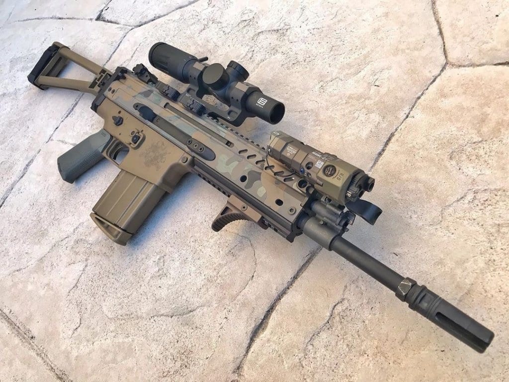 FN SCAR magazine loaded up