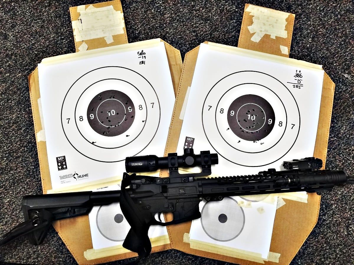 Steiner PX4i - results at the range.