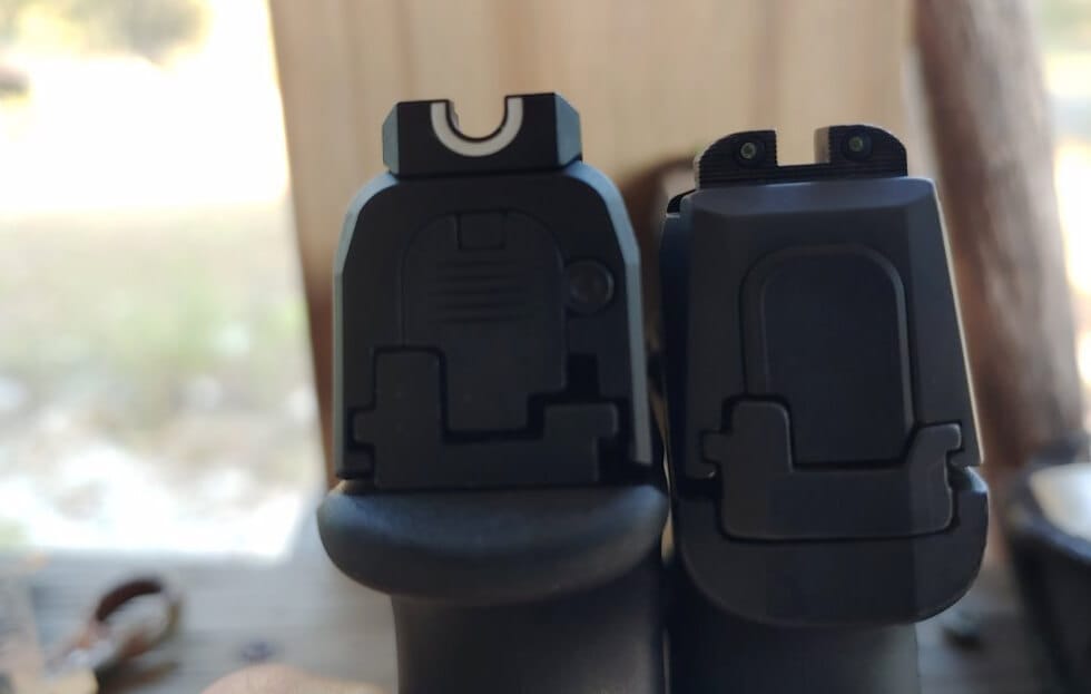 P365 rear sights vs Hellcat rear sights