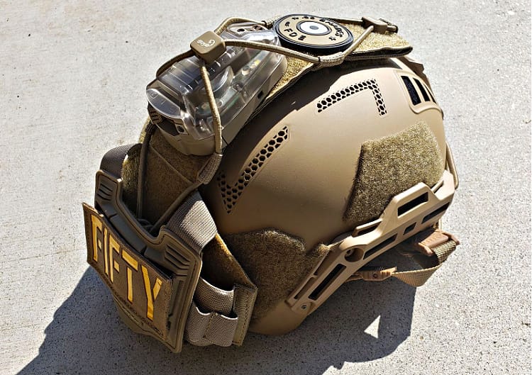 bump helmet with cover and accessories