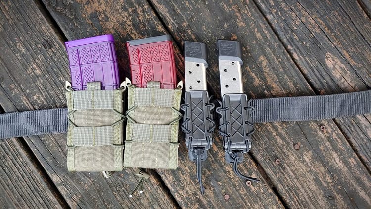 HSGI Tacos. Expandable magazines pouches, rifle and pistol.