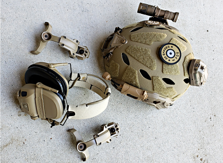 The AMPs from Ops-Core quickly attaches to your helmet without any tools, unlike any other headsets available.