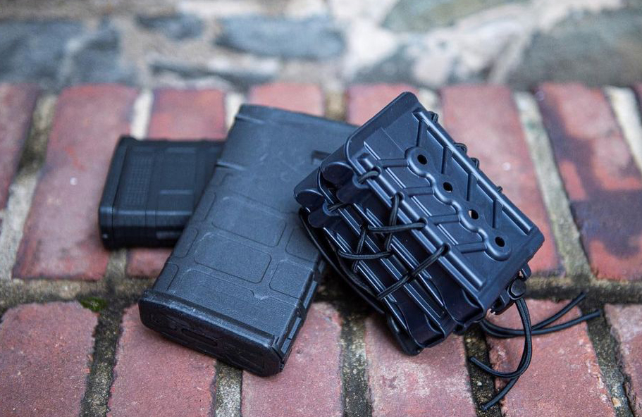 HSGI taco double mag pouch with rifle mags.
