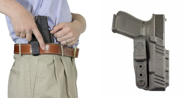 DeSantis Gunhide Slim-Tuk Holster for SIG P365 with Streamlight TLR-6