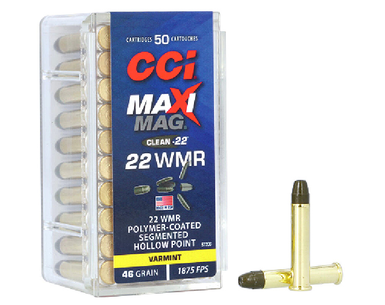 Gun News, SHOT Show 2021? - CCI Ammunition Maxi-Mag Clean-22 Segmented Hollow Point 22 WMR