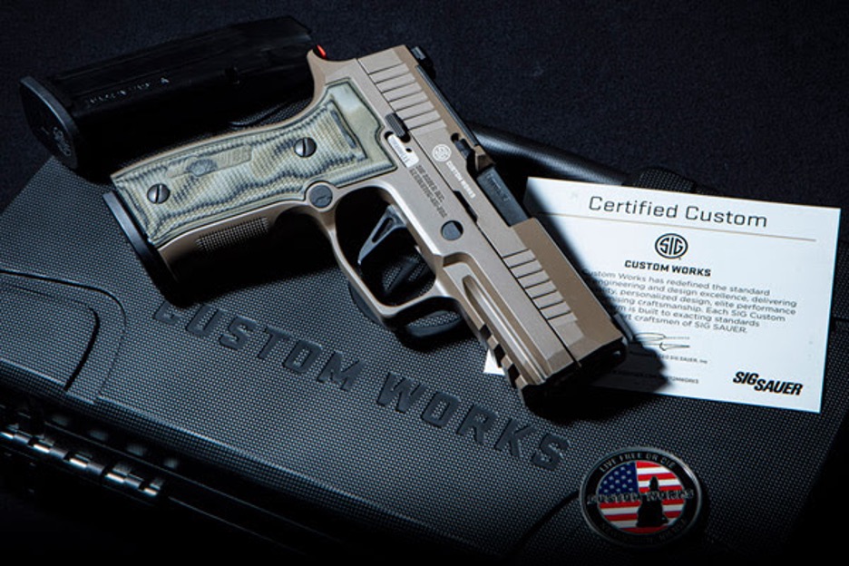 SIG P320 Scorpion 9mm striker fired pistol