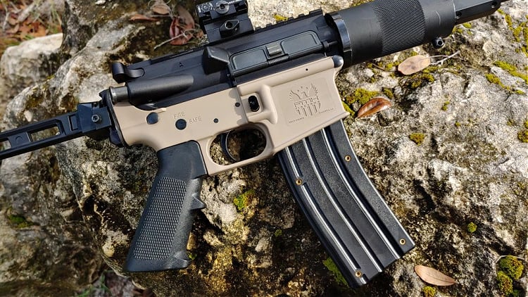 22 LR AR Pistol made with CMMG conversion kit