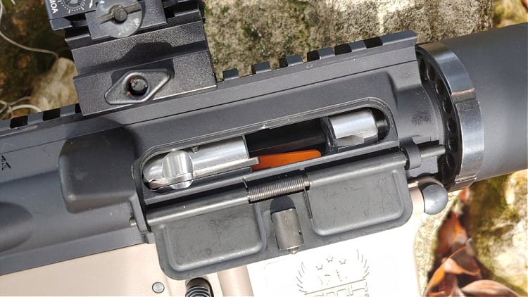 AR pistol bolt hold open device.