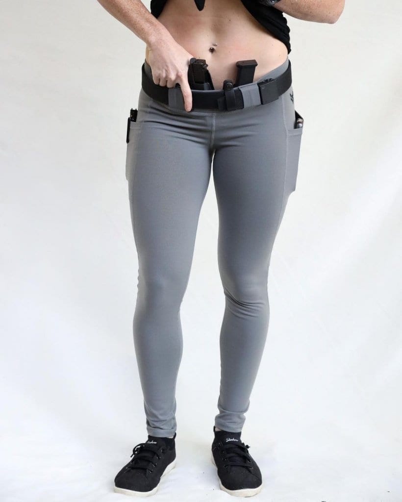 Carry Capri Leggings, Gray  Vakandi EDC Capris – Vakandi Apparel