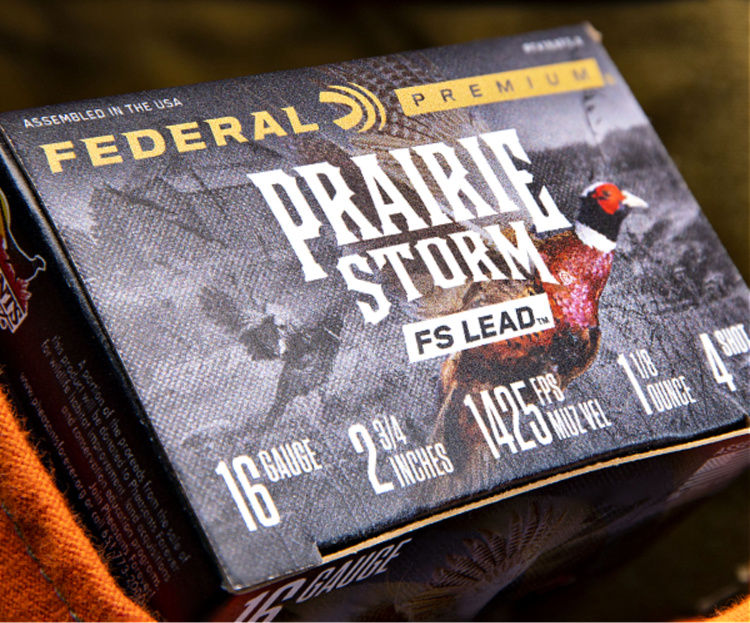 Federal Ammunition Prairie Storm 16 & 28-gauge Upland Hunting Loads.