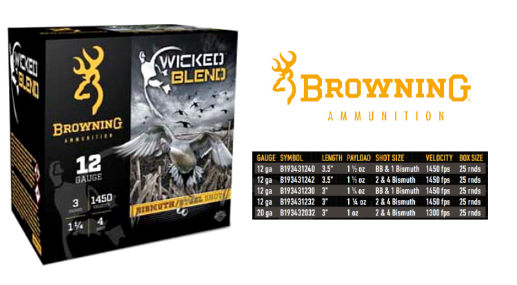 Browning Ammunition Wicked Blend, new for 2021 hope to see it at SHOT Show 2021.