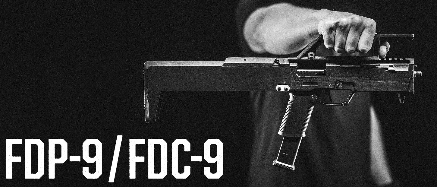 Zev FDC9 and FDP are folding gun options made in collaboration with Magpul Industries.
