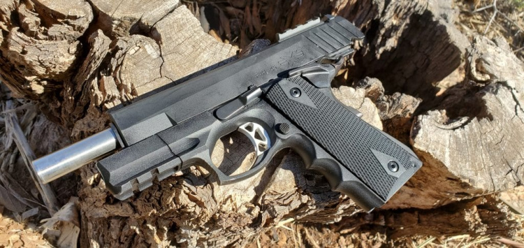 American Tactical Fxh 45 Moxie 1911 Government With A Polymer Hybrid Frame Laptrinhx News 0134