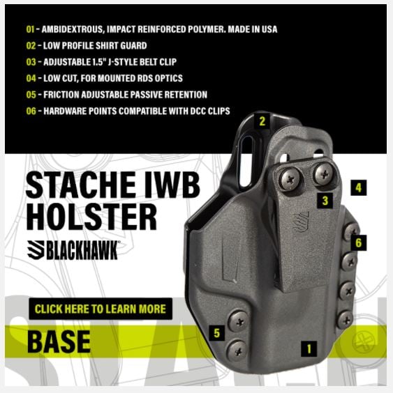 Blackhawk Stache IWB Premium Holster Kit