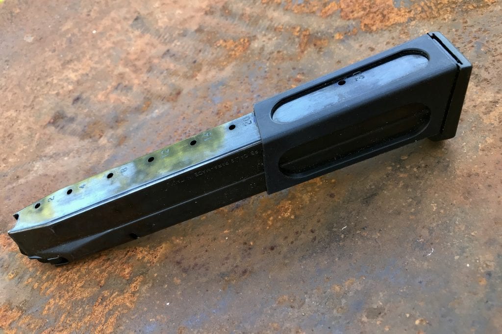 The 30 round Beretta factory mag is a serious upgrade to the M9 capacity.