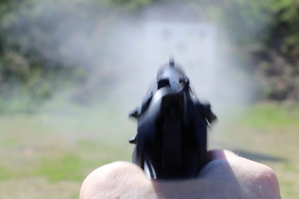 Beretta M9 muzzle rise