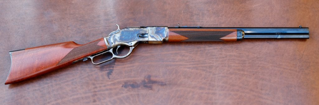 The right side of the Taylor's 1873 Lever Action. 