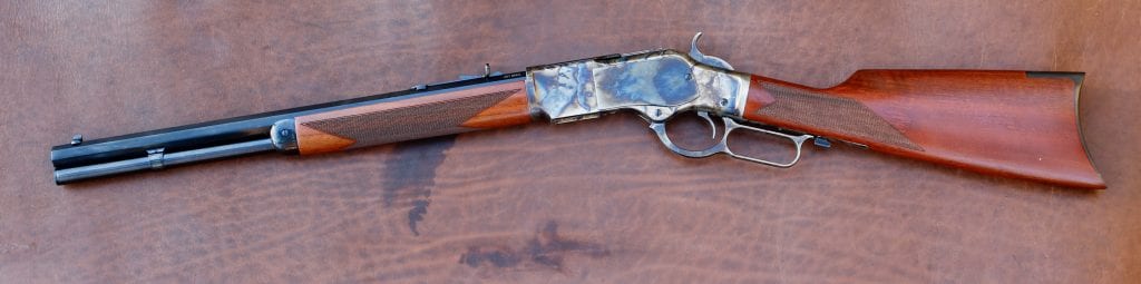 The Taylor's 1873 Lever Action. This classic homage is a great way to experience history first hand. 