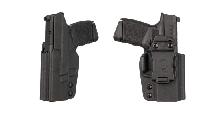 1791 Tactical IWB Kydex Springfield Hellcat holster front and back.