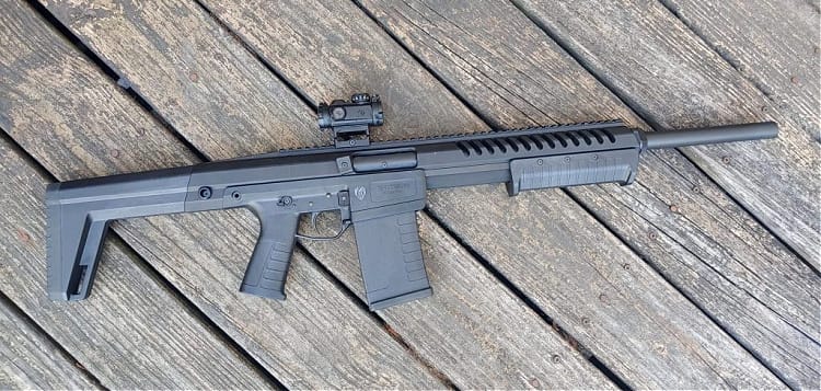 Blackwater Sentry shotgun with Sig Romeo-MSR red dot sight.