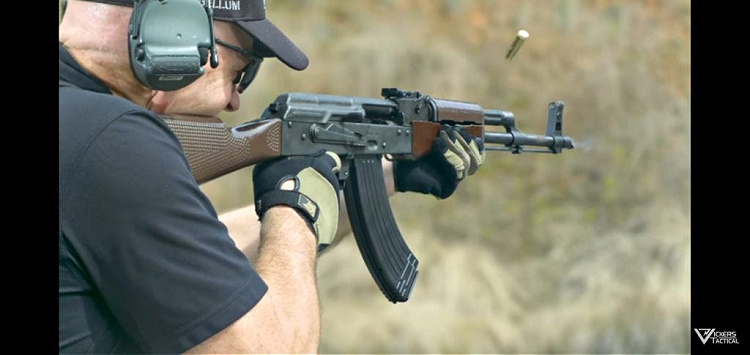 Larry Vickers with MPiKM East German AK