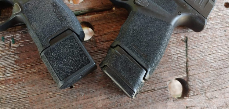 extended magazines on P365 and Hellcat