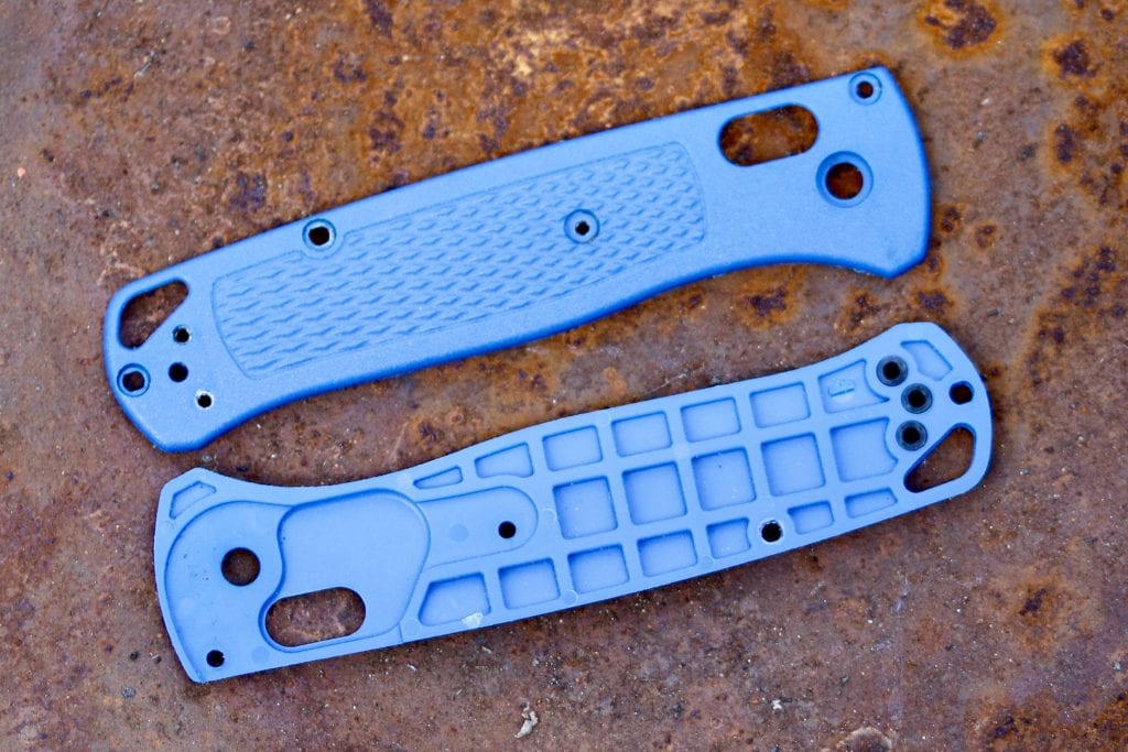 The original scales off the Benchmade Bugout.