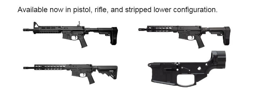 Types of folding AR15 from Shield Arms