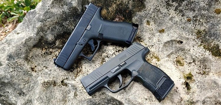 Glock 43x and Sig P365