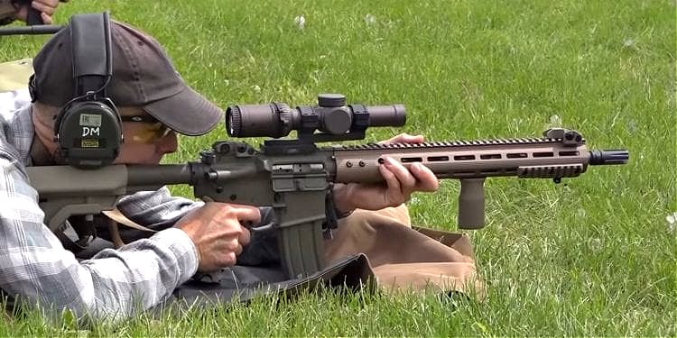 Kyle Defoor of Tactical Life using an LPVO on a rifle