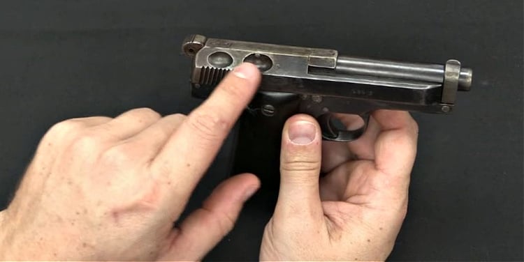 Chinese mystery pistol details