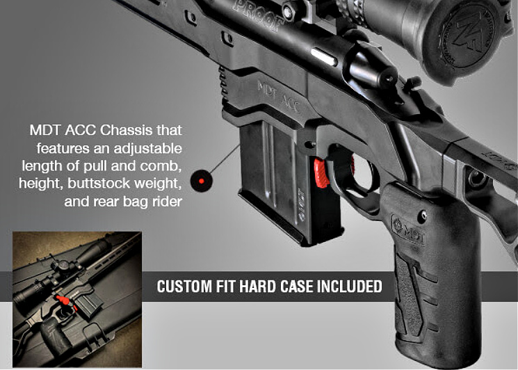 PROOF MDT ACC chassis rifle and case