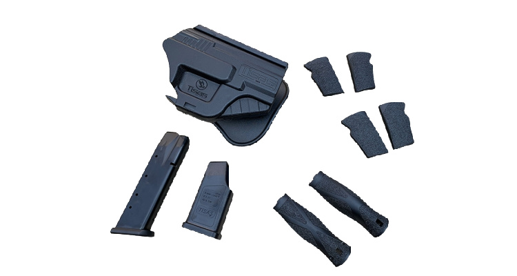 SDS Imports Zigana PX-9 G2 side panels, back straps, magazines, and holster
