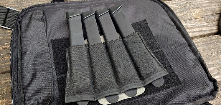 VertX panel with BFG mag pouches and 33-round Glock magazines