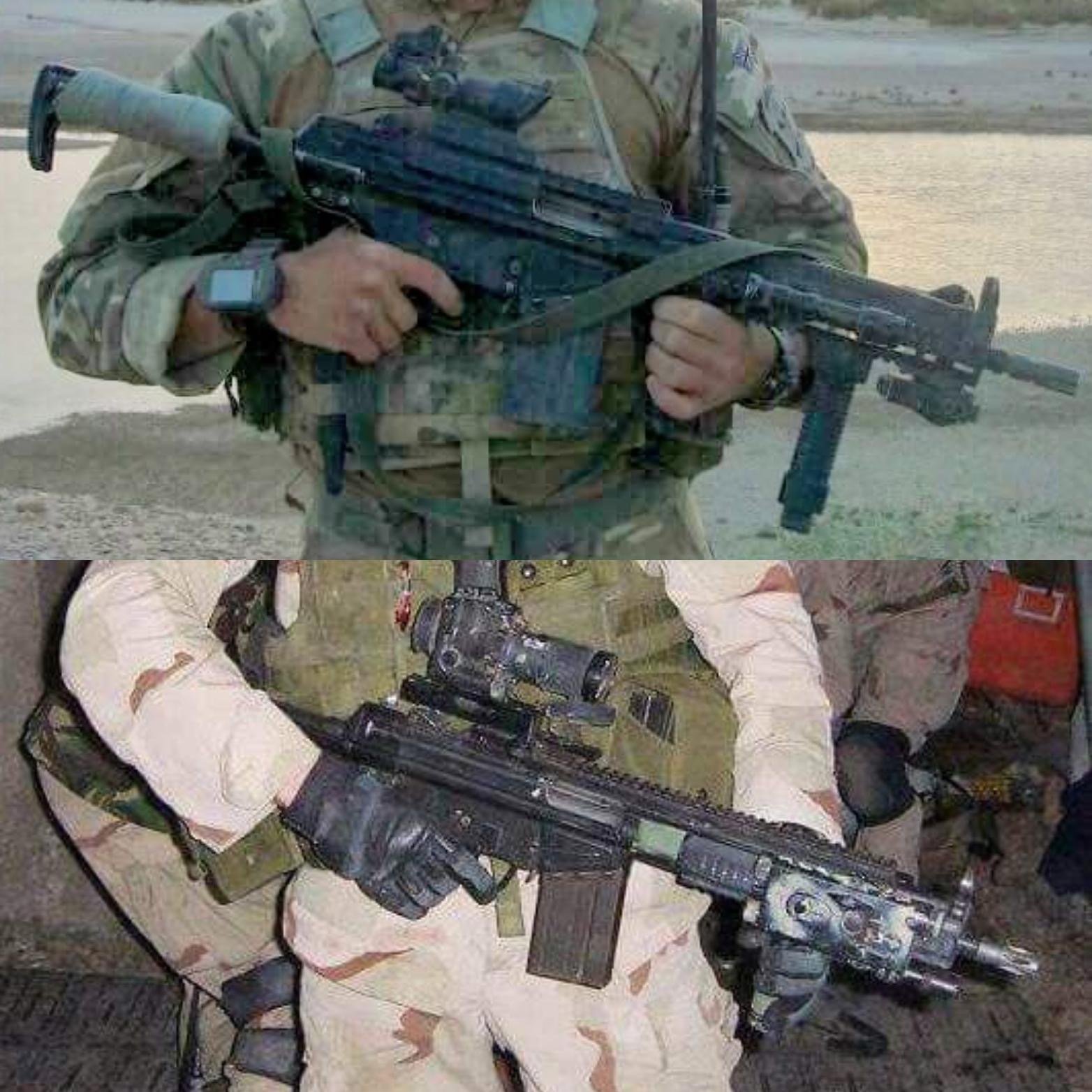The HK G3 is still in use as a battle rifle in the modern era, by the British SAS, in the form of the G3KA4.
