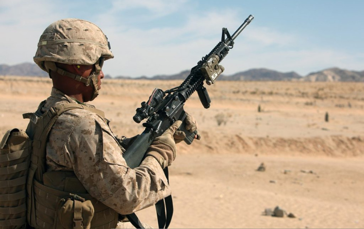 Marine with M16A4