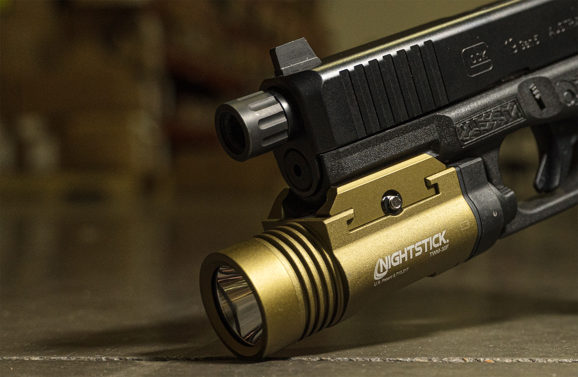 Nightstick TMW-30 pistol light in OD green