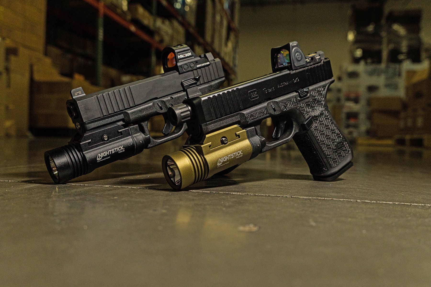 TWM-30F: OD Green Tactical Weapon-Mounted Light – Nigh