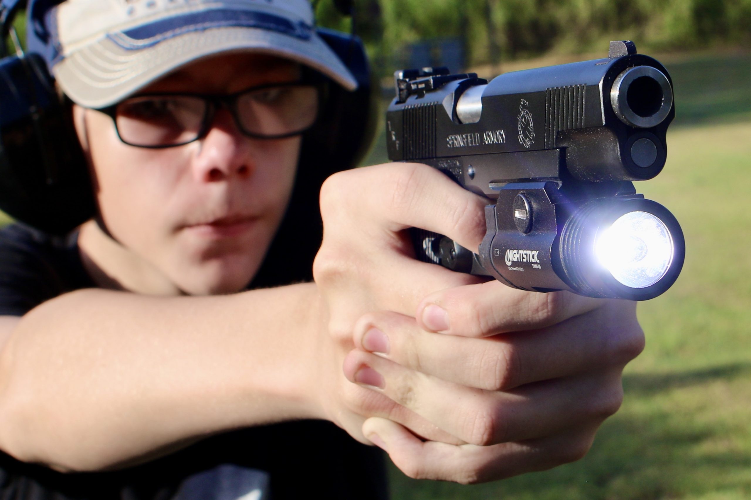 The Nightstick TWM-30 is a big light--ideal for a full-sized pistol.