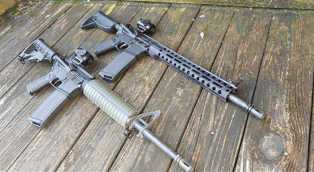 PSA Classic upper on Anderson lower and Colt EPR upper on Bravo Company lower