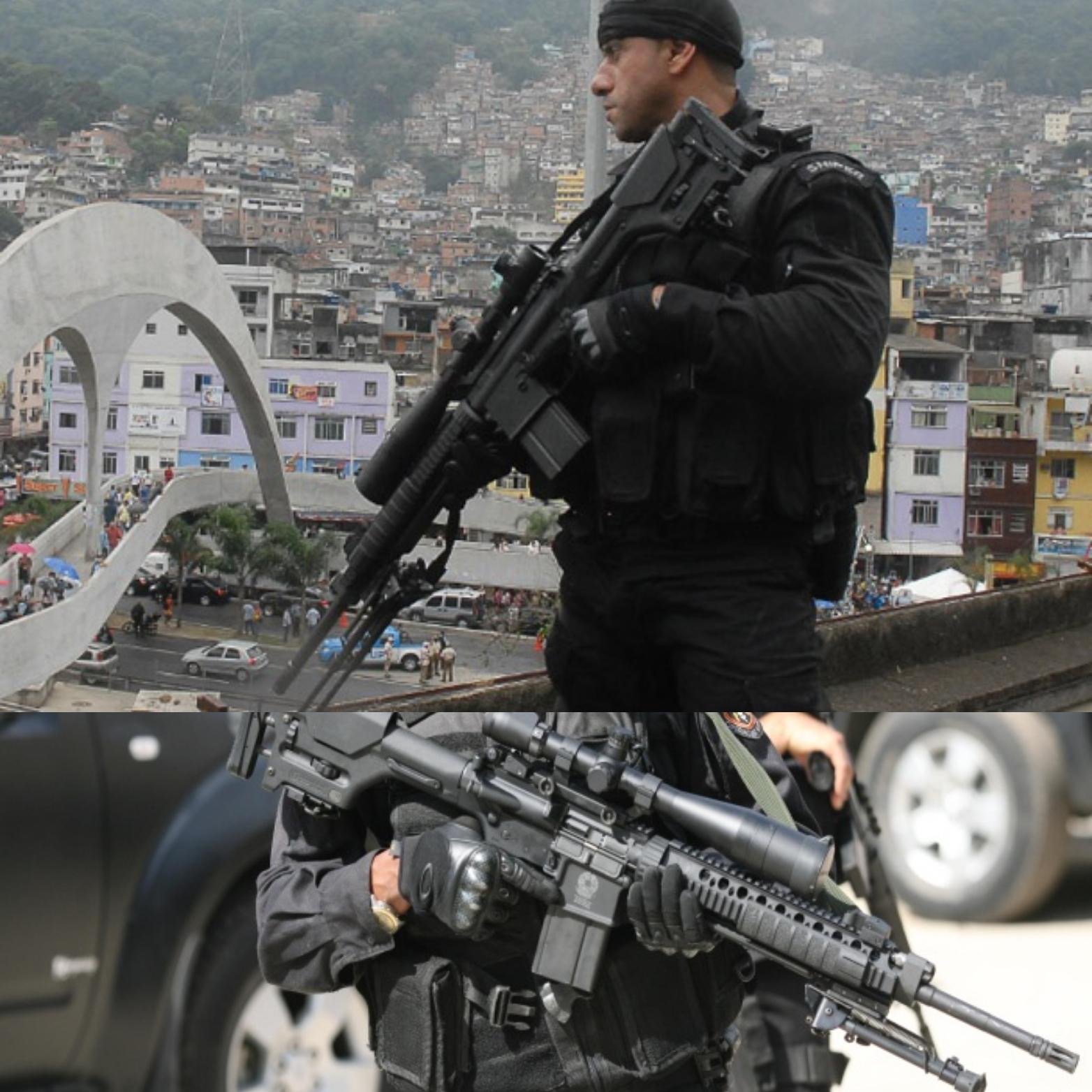 SASS around the world: The Brazilian Military Police snipers also utilize a SASS configuration of the modern Armalite AR-10.