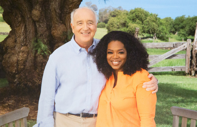 Steven Pressfield and Oprah Winfrey