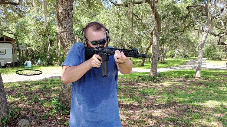 shooting AR-15 Colt EPR upper on Bravo Company Lower