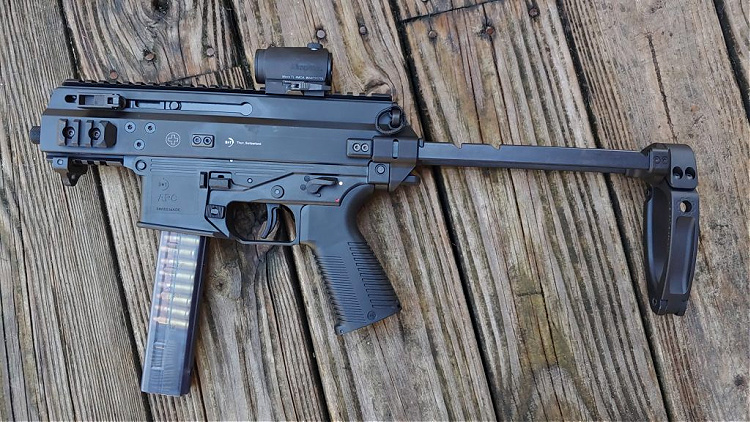 ACP9K with brace extended