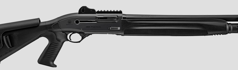 Beretta Enhanced 1301 Tactical Shotgun on a white background.