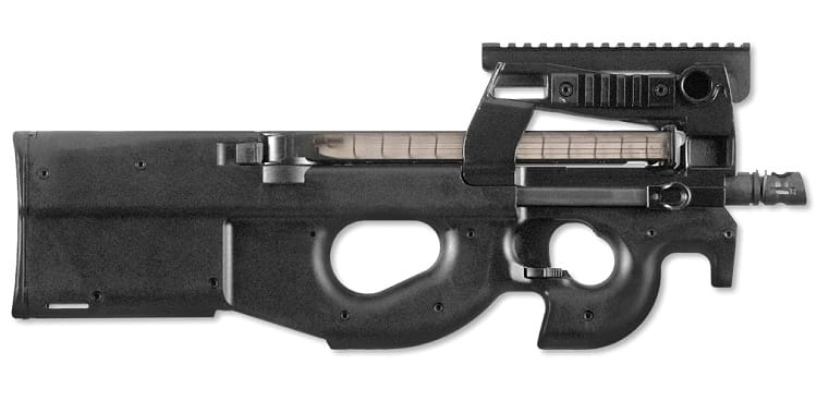 FN P90 horizontal magazine