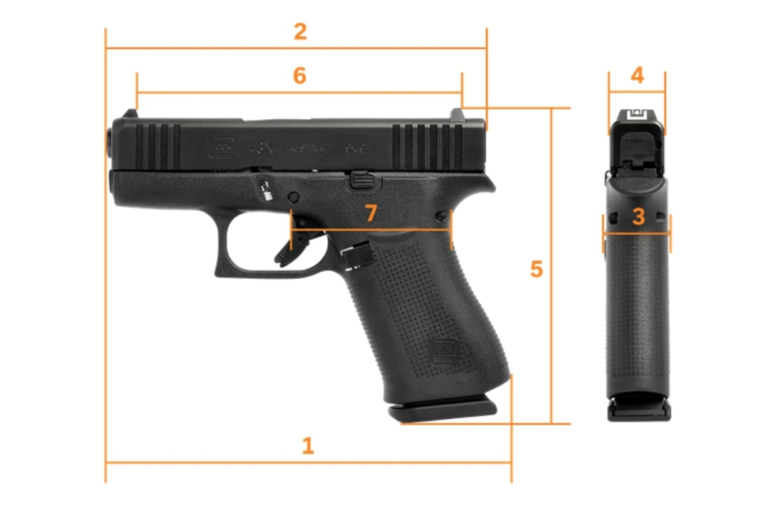 Standard Glock 43X